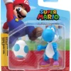 Cheap ✔️ World of Nintendo Super Mario Wave 27 Light Blue Yoshi 2.5-Inch Mini Figure [with Egg] 🤩