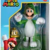 Budget ❤️ World of Nintendo Super Mario Cat Luigi Action Figure [with Super Bell] 🎉