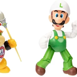 Best Pirce 🔔 World of Nintendo Super Mario Fire Luigi & Bowser Jr. Figure 2-Pack 🤩