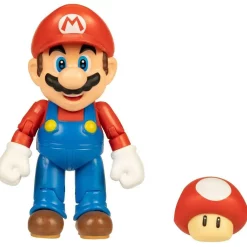 Cheapest 🌟 World of Nintendo Wave 29 Super Mario Action Figure [with Super Mushroom] 😀 -Super Mario Bros Shop 192995415423 inset3