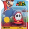 New 🔥 World of Nintendo Wave 30 Shy Guy Action Figure [with Coin] 🔥