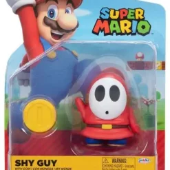 New 🔥 World of Nintendo Wave 30 Shy Guy Action Figure [with Coin] 🔥