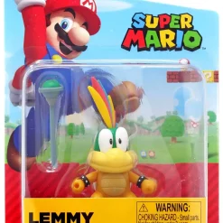 Outlet 🔔 World of Nintendo Super Mario Wave 25 Lemmy Koopa 2.5-Inch Mini Figure 🛒