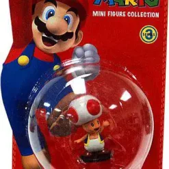 Best Pirce 🔔 Super Mario Bros Series 3 Toad 2-Inch Vinyl Mini Figure [Damaged Package] ✨