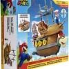 Cheapest ✔️ World of Nintendo Super Mario Bowser's Airship Deluxe Playset [Includes 2.5" Mario Figure] 🔔
