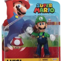 Top 10 ⭐ World of Nintendo Wave 25 Luigi Action Figure [with Red Mushroom] 🎁