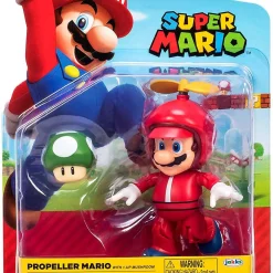 Top 10 😍 World of Nintendo Wave 26 Propeller Mario Action Figure [with Green Mushroom] 🔥