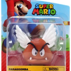 Discount 🛒 World of Nintendo Super Mario Wave 33 Para Goomba 2.5-Inch Mini Figure 🤩