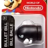 Promo ❤️ World of Nintendo Super Mario Wave 17 Bullet Bill 2.5 Mini Figure 👍