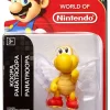 Promo 🥰 World of Nintendo Super Mario Wave 17 Koopa Paratroopa 2.5-Inch Mini Figure [Yellow] 🎉
