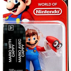 Wholesale 🧨 World of Nintendo Super Mario Cappy Mario 2.5-Inch Mini Figure ⭐