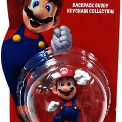 Hot Sale 🎉 Super Mario 🎒 Backpack Buddy Collection Mario 2-Inch Keychain ❤️