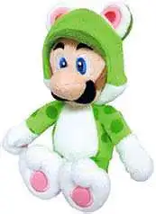 Flash Sale ❤️ Super Mario 3D World Luigi 10-Inch Plush [Cat] ❤️