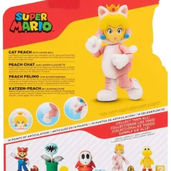 Outlet 😍 World of Nintendo Cat Peach Action Figure [Super Bell] 😍 -Super Mario Bros Shop catpeachsuperbel inset3