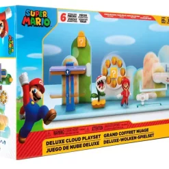 Best deal 🔥 World of Nintendo Super Mario DELUXE Cloud Exclusive 2.5-Inch Playset [Includes Propeller Mario Figure!] ⭐