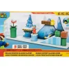 Wholesale 👏 World of Nintendo Super Mario DELUXE Frosted Glacier Exclusive 2.5-Inch Playset [Includes Ice Mario Figure!] 🌟