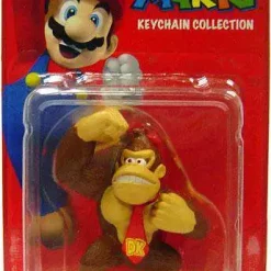 Flash Sale 😀 Super Mario Keychain Collection Series 1 Donkey Kong 2-Inch Keychain 👏