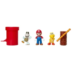 Best Sale 😉 World of Nintendo Super Mario Dungeon 2.5-Inch Diorama Gift Set [Mario, Koopa Troopa & Dry Bones] ⭐ -Super Mario Bros Shop dungeondiorama inset3