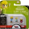 Best deal 🎁 World of Nintendo New Super Mario Bros U Micro Land Series 4 Outset Link, Aryll & Grandma 1-Inch Mini Figure 3-Pack 😉