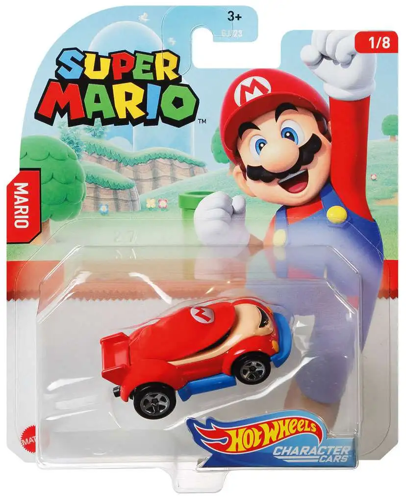 Deals 🤩 Hot Wheels Super Mario Character Cars Mario Diecast Car #1/8 🎁 1 Deals 🤩 Hot Wheels Super Mario Character Cars Mario Diecast Car #1/8 🎁