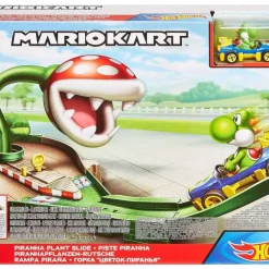 Best Sale ❤️ Hot Wheels Mario Kart Piranha Plant Slide Track Set [with Yoshi] 🛒