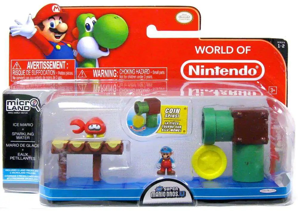 Brand new ๐งจ World of Nintendo New Super Mario Bros U Micro Land Playset Ice Mario & Sparkling Water Playset โ 1 Brand new ๐งจ World of Nintendo New Super Mario Bros U Micro Land Playset Ice Mario & Sparkling Water Playset โ