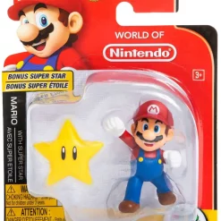 Buy 😀 World of Nintendo Super Mario Mario Action Figure [with Super Star] 🔔