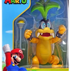 Promo ❤️ World of Nintendo Super Mario Iggy Action Figure [with Magic Wand] 🛒