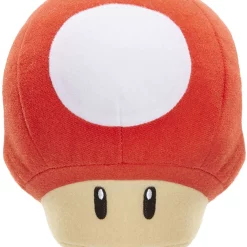 Best Sale 👍 World of Nintendo Super Mario Power Up Mushroom Plush with Sound [Red] 😀 -Super Mario Bros Shop jakkssupmarpwrupmush inset2