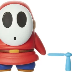 Brand new 👍 World of Nintendo Super Mario Red Shy Guy Action Figure [with Propeller] 😀 -Super Mario Bros Shop jakkssupmarw22redshyguyprop inset3