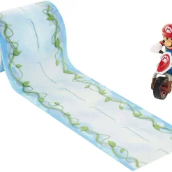 Budget 🥰 World of Nintendo Mario Kart 8 Tape Racer Mario Figure [on Motorcycle, Version 1] 🔔 -Super Mario Bros Shop jakkstaperacermario inset2