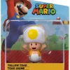Cheap 🧨 World of Nintendo Super Mario Yellow Toad 2.5-Inch Mini Figure 🌟