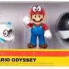 Best deal 👏 World of Nintendo Super Mario Odyssey Captured Goomba, Cappy, Mario & Cappy, Chain Chomp & Captured Bullet Bill Exclusive 2.5-Inch Mini Figure 5-Pack 🌟