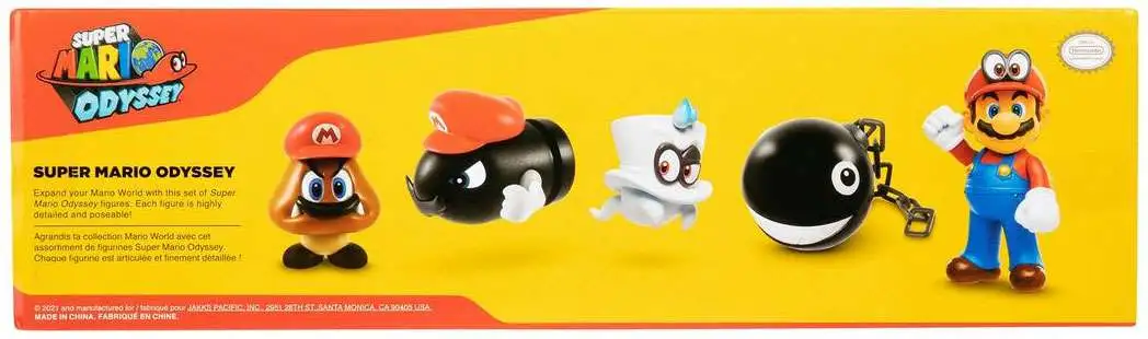 Best deal π World of Nintendo Super Mario Odyssey Captured Goomba, Cappy, Mario & Cappy, Chain Chomp & Captured Bullet Bill Exclusive 2.5-Inch Mini Figure 5-Pack π 3 Best deal π World of Nintendo Super Mario Odyssey Captured Goomba, Cappy, Mario & Cappy, Chain Chomp & Captured Bullet Bill Exclusive 2.5-Inch Mini Figure 5-Pack π - Image 3