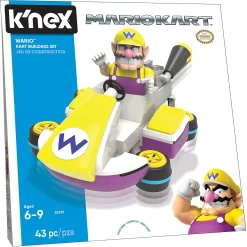 New 🎁 K'NEX Super Mario Mario Kart Wario Kart Set #38230 😍