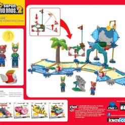 Brand new 🎁 K'NEX New Super Mario Bros 2 Beach Building Set #38624 😉 -Super Mario Bros Shop knex38624 inset4