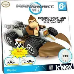 Flash Sale ⭐ K'NEX Super Mario Mario Kart Wii Donkey Kong & Standard Kart Set #38045 [Damaged Package] ⌛