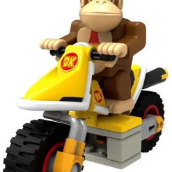 Outlet 🔔 K'NEX Super Mario Mario Kart 8 Donkey Kong Bike Building Set #38497 🥰 -Super Mario Bros Shop knexdonkeykong inset2