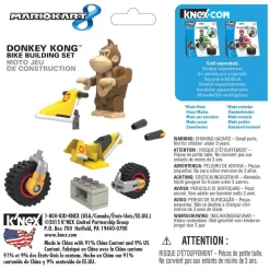 Outlet 🔔 K'NEX Super Mario Mario Kart 8 Donkey Kong Bike Building Set #38497 🥰 -Super Mario Bros Shop knexdonkeykong inset4