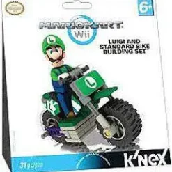 Deals β K'NEX Super Mario Mario Kart Wii Luigi & Standard Bike Set #380042 β