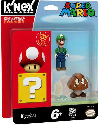 Flash Sale ๐ K'NEX Super Mario Luigi, Goomba & Mystery Exclusive Figure 3-Pack ๐ 1 Flash Sale ๐ K'NEX Super Mario Luigi, Goomba & Mystery Exclusive Figure 3-Pack ๐