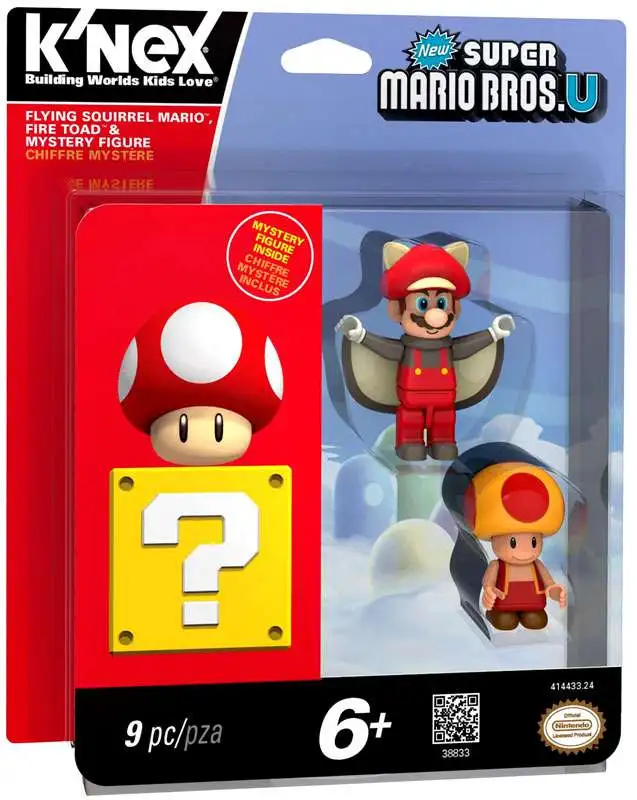 Flash Sale π K'NEX New Super Mario Bros U Flying Squirrel Mario, Fire Toad & Mystery Figure 3-Pack π 1 Flash Sale π K'NEX New Super Mario Bros U Flying Squirrel Mario, Fire Toad & Mystery Figure 3-Pack π