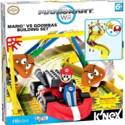 Flash Sale 🛒 K'NEX Super Mario Mario Kart Wii Mario vs. Goombas Set #38467 [Damaged Package] 🧨