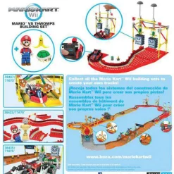 Flash Sale ✨ K'NEX Super Mario Mario Kart Wii Mario vs. Thwomps Set #38465 ❤️ -Super Mario Bros Shop knexmariothwomps inset3