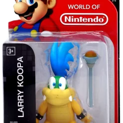 Brand new 🎁 World of Nintendo Larry Koopa 2.5-Inch Mini Figure [RANDOM PACKAGE, Same Exact Figure] 🔔