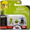 Budget 💯 World of Nintendo New Super Mario Bros U Micro Land Series 4 Link, Makar & Bokoblin 1-Inch Mini Figure 3-Pack 🔔