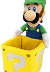 Buy 😉 Super Mario Luigi 9-Inch Plush [With Coin Box] 🧨