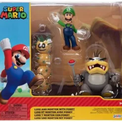Outlet 😍 World of Nintendo Luigi, Morton Koopa & Pokey Exclusive Action Figure 3-Pack ✔️