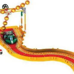 Deals π K'NEX Super Mario Mario Kart Wii Luigi vs. Fire Cogs Exclusive Set #38438 β