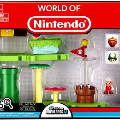 Coupon ⭐ World of Nintendo Super Mario Bros. U Micro Land Acorn Plains Deluxe Playset 💯